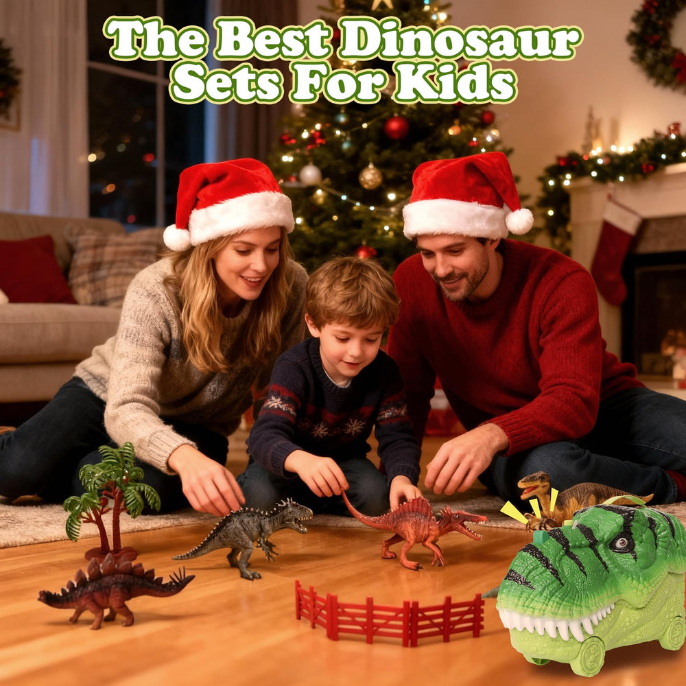 GearVibe dino world playset supporting creative pretend adventures