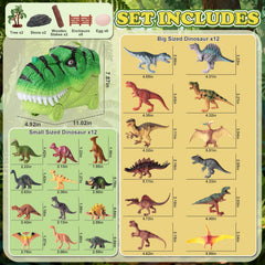 GearVibe 2-6 inch dinosaur figures for diverse mini world building
