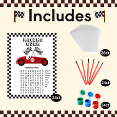 Geecozylife race car craft kit supports hand-eye coordination through activities