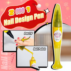 Geek Cheers glitter pen highlights sparkle for vibrant, on-trend nail accents.