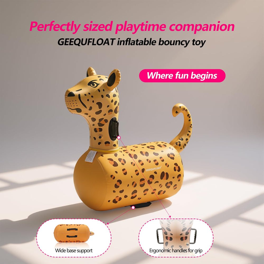 GEEQUFLOAT soft handles provide secure grip for young riders