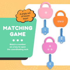 GEERAY apple lock 2 supports number recognition with color dots.