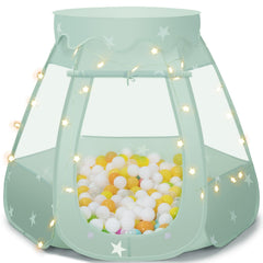 GeerWest baby ball pit with star lights for cozy toddler playtime