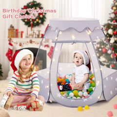 GeerWest soft fabric princess tent supports gentle indoor play