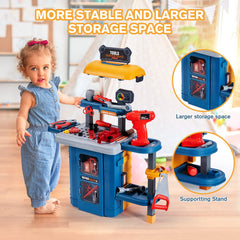 GEIYATOI electric drill adds realistic pretend-play with battery-powered action