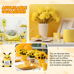 Gejoy bee office motivation on keyboard, small desk companion.
