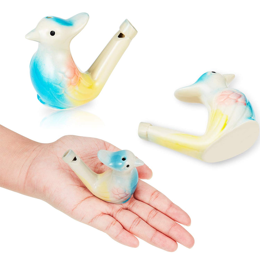 Gejoy Colorful ceramic bird designs collection for entertaining bath time and decor.