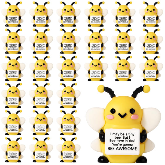 Gejoy mini bee rubber toy closeup, cheerful design ready for gifting.