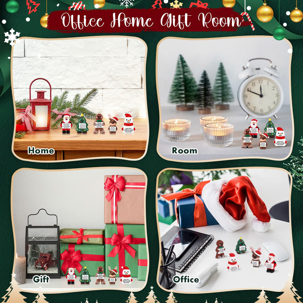 Gejoy gingerbread man figure with motivational wording for gifts