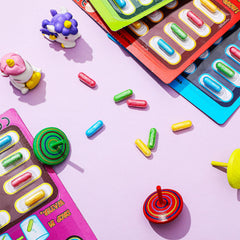 Gejoy multi-color bath toy capsules bring vibrant visuals to playtime and parties.