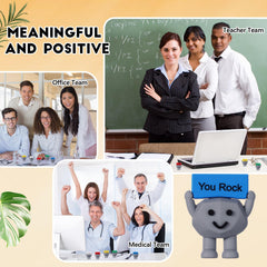 Gejoy You Rock desk display shows a cheerful motivational accent on a compact form
