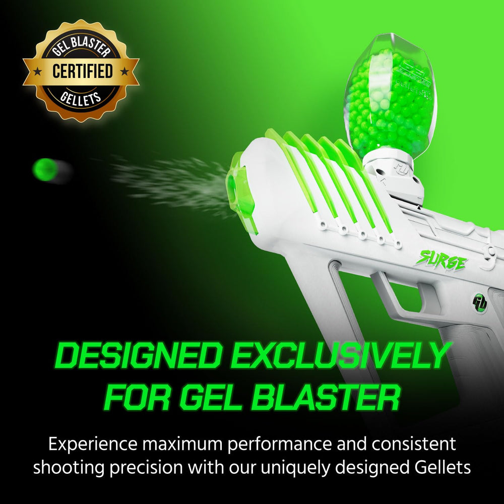 Gel Blaster hydration setup showing soaking Gellets for full expansion