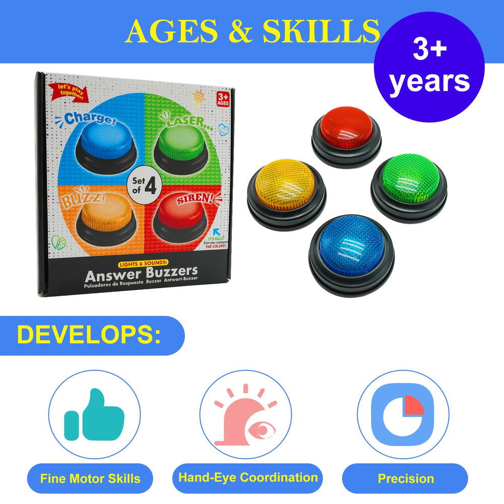 Gelabur Buzzers portable design easy to move between venues