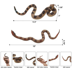 Gelabur durable rubber snakes bend and hold shape for repeated use.