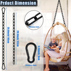 Gelury four carabiners set facilitates quick, secure hammock connections.