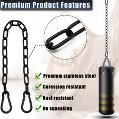Gelury 660lb load capacity chain suitable for indoor or outdoor use.