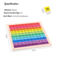 GEMEM sturdy wooden frame keeps pieces securely in place during learning.