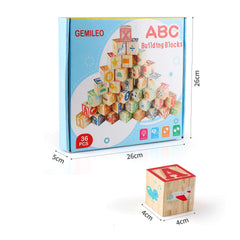 Gemileo 1.7-inch blocks with sanded edges for small hands.