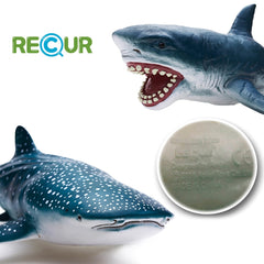 Gemini&Genius soft PVC shark toy durable for safe, long-lasting play sessions.