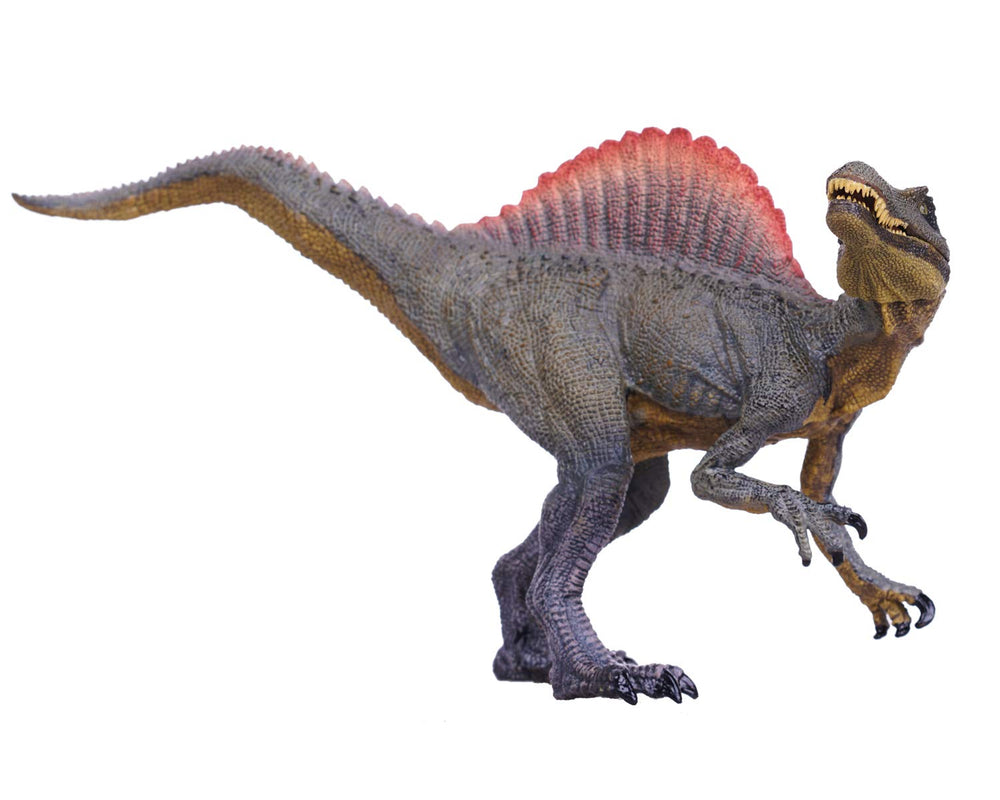 Gemini&Genius Spinosaurus scales to 12 inches fits standard prehistoric collections.