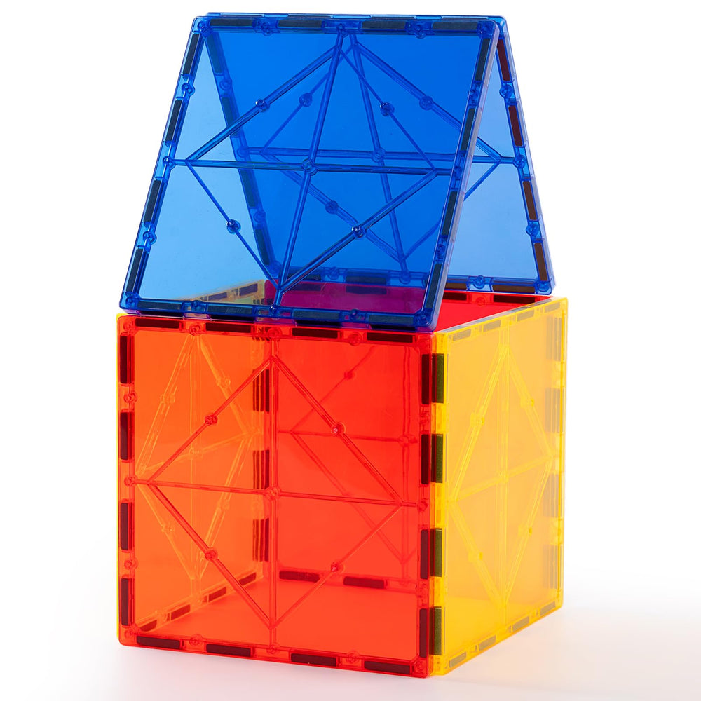 Gemmicc magnetic tiles 8pcs large tiles enable creative building play