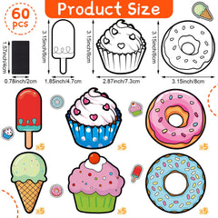 Gemscream donut coloring magnet supports creative play and party favors.