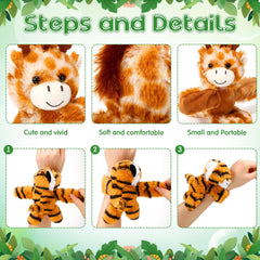 Gemscream tiger plush slap bracelet boosts playful classroom moments