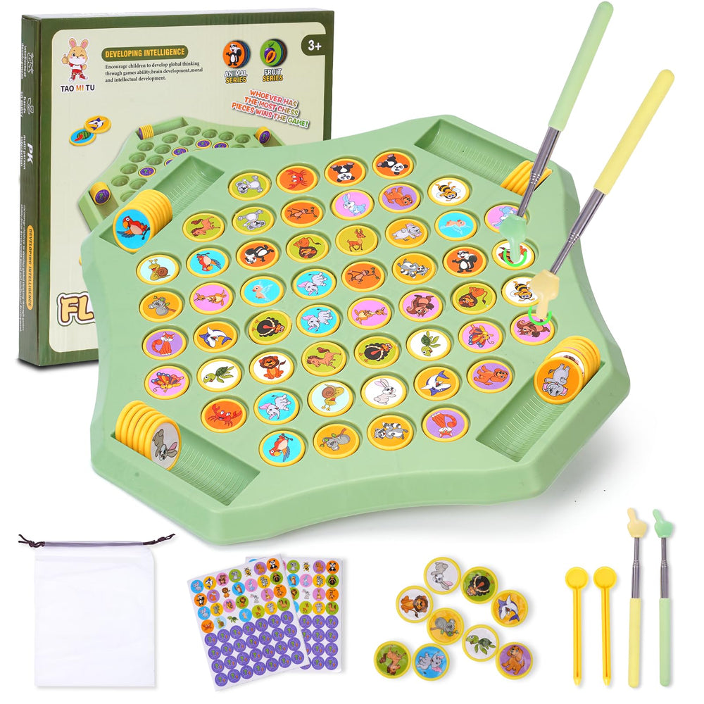 Gencokok Animal Flip Chess Board for family memory play and learning.