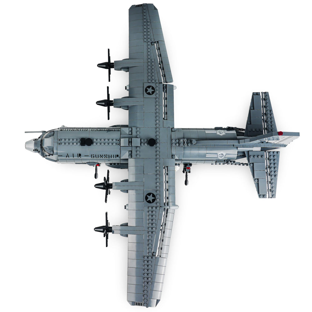 General Jim's AC-130 Hercules rear doors in action for dramatic display