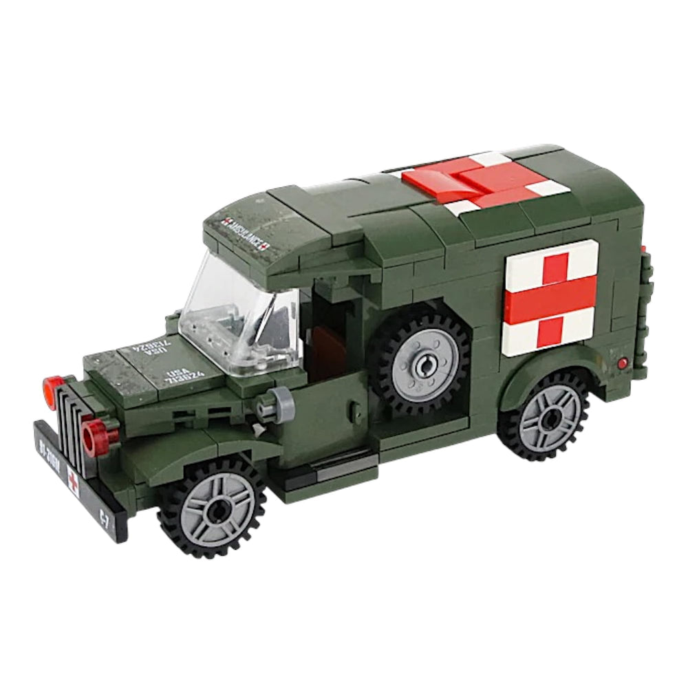 General Jim's ambulance packaging includes clear printed instructions