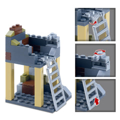 General Jim's JU-88 landing gear retracts for realistic action on display.