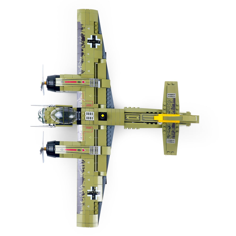 General Jim's JU-88 wings showcase movable flaps and accurate proportions.