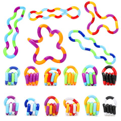 Generic 24pcs fidget gifts pack for kids, showcasing diverse textures for focus and calm moments.