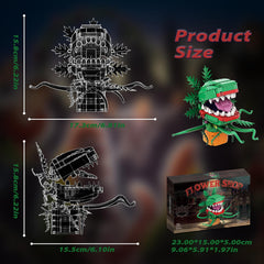Generic Audrey II piranha flower instructions image highlights easy assembly and step clarity