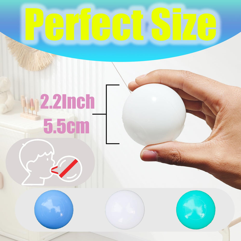 Generic ball pit balls made from non-toxic material for safe play