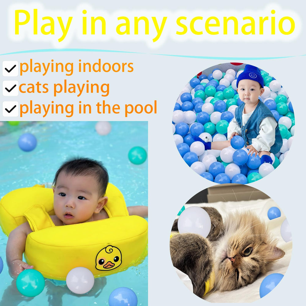 Generic ball pit balls in white brighten indoor play spaces and tents