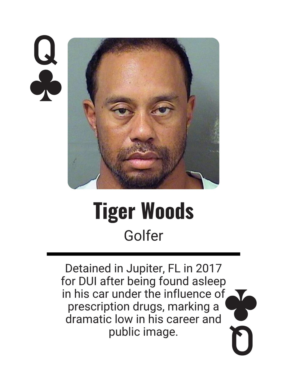 Generic Celebrity Mugshot Deck face 2, vivid humor for game nights and storytelling.