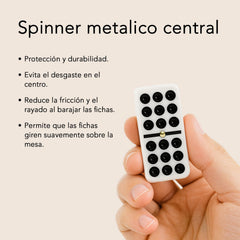 Generic compact travel case keeps dominoes secure on the go