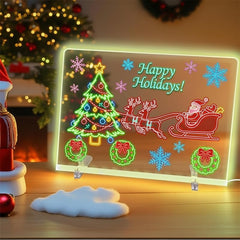 Generic Lumiboard LED drawing board front view for bright night doodling