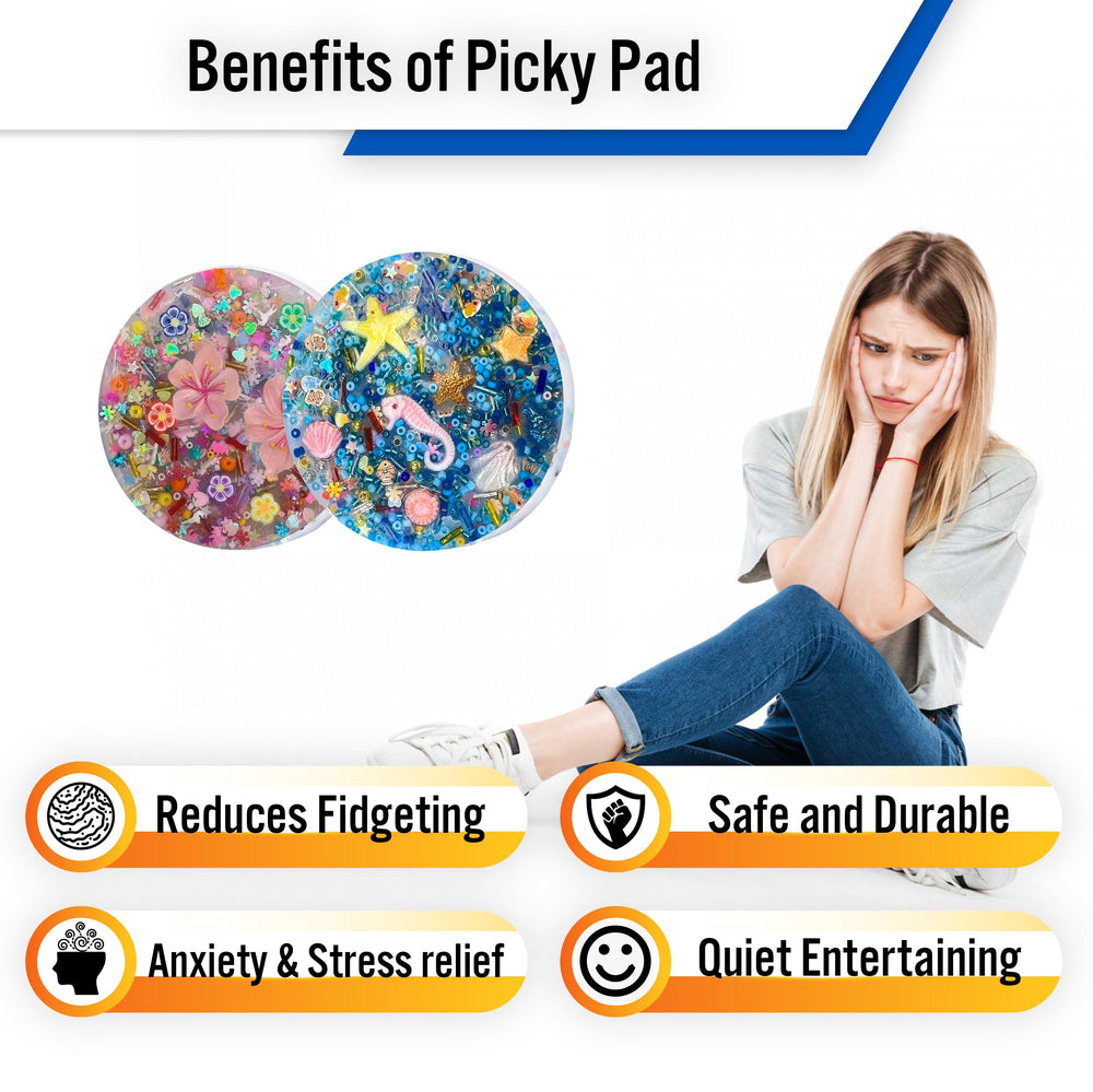 Generic Picky Pad Ocean pad close-up supports focus during meetings