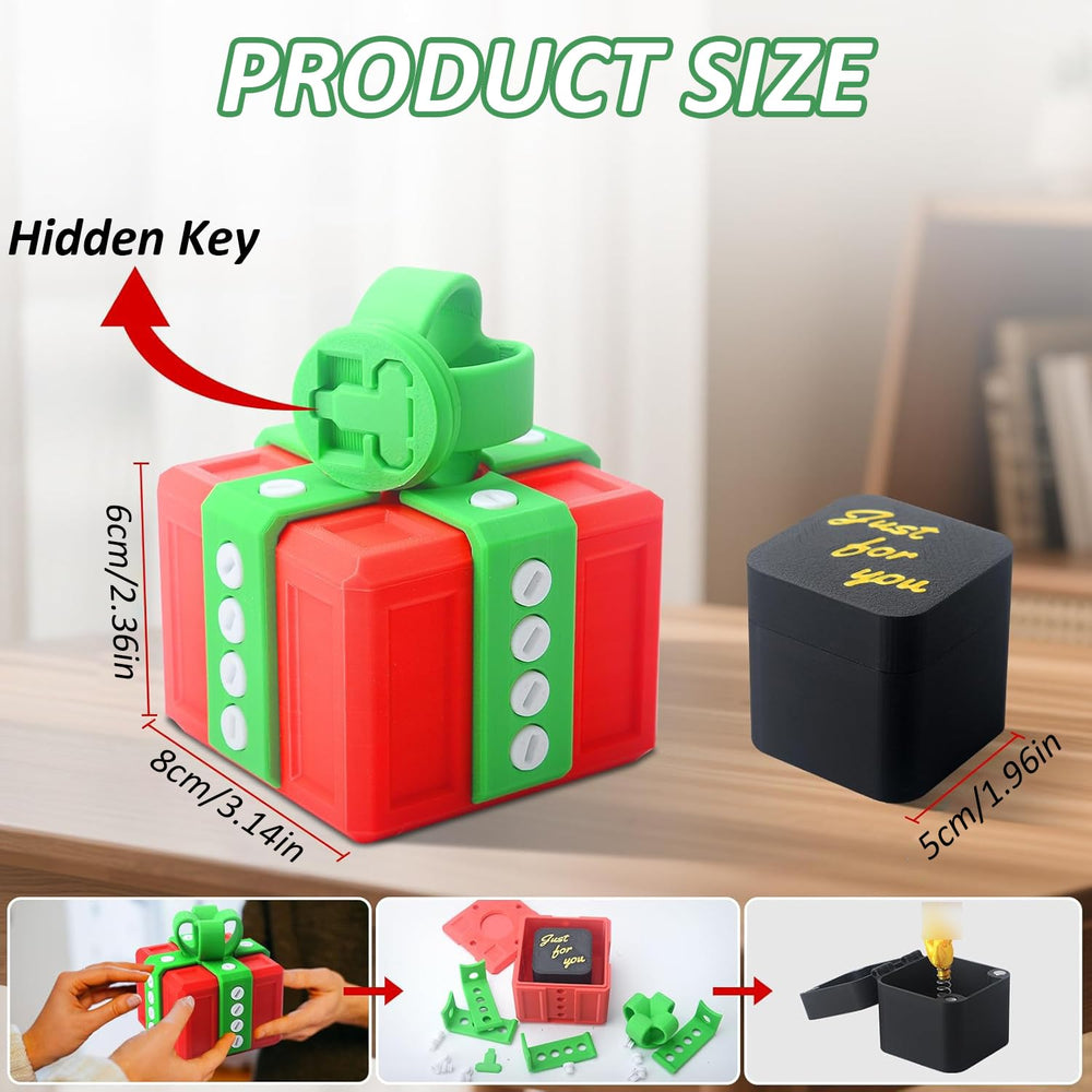 Generic The Prank Box green finish adds vibrant personality to gifting