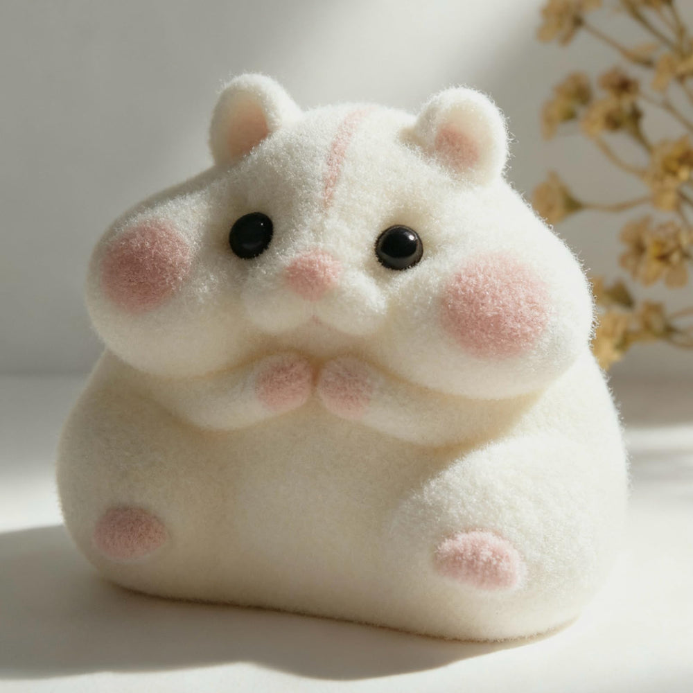 Generic Taba squishy hamster toy furry texture ideal for sensory exploration and play.
