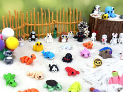 Generic wildlife and marine miniatures showcase diverse creatures for collection.