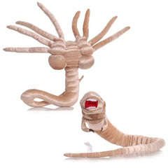 Genérico Alien Plush Xenomorph—inner jaw reveal for interactive play and display