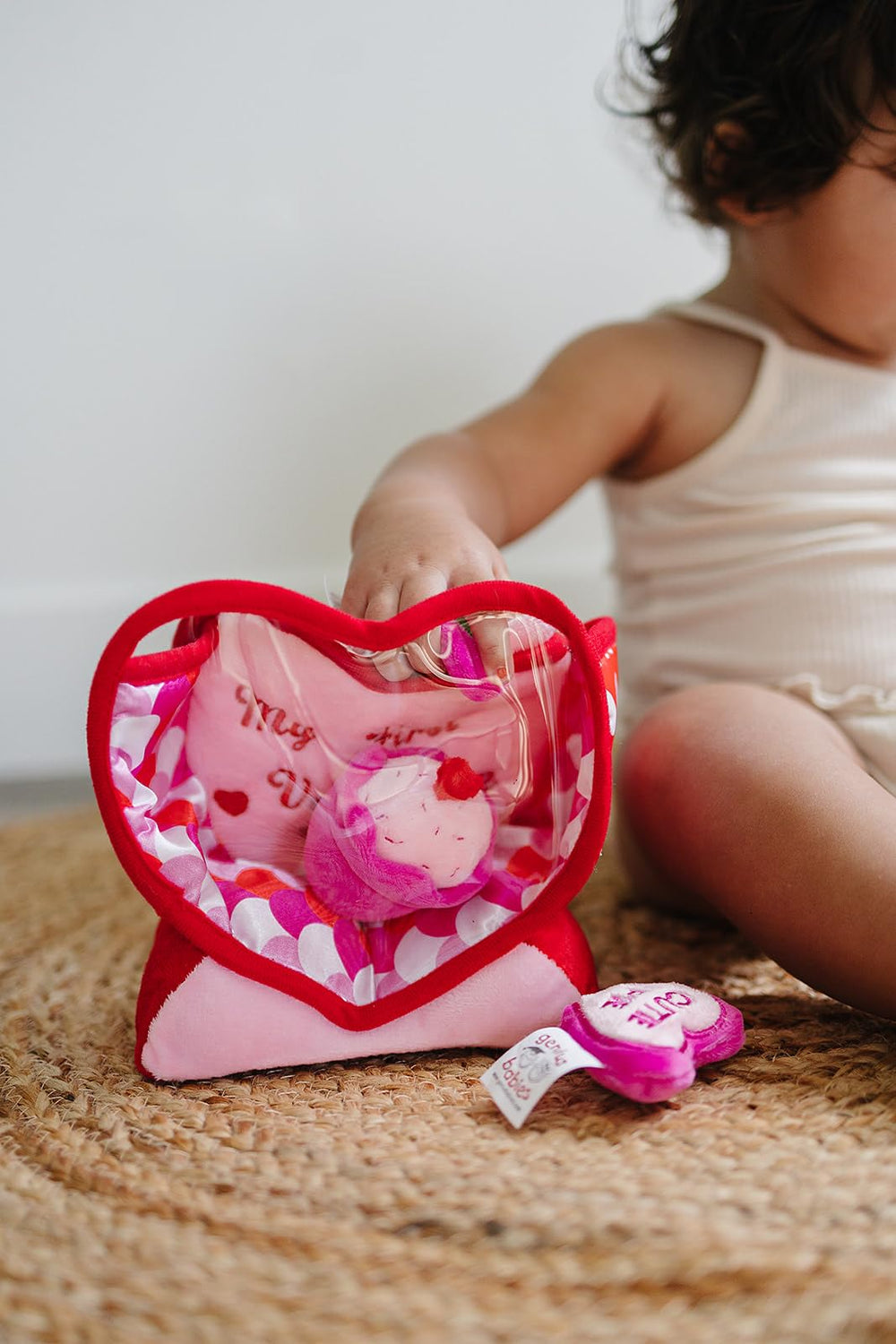 Genius Baby Toys My First Valentine embroidery heart keepsake