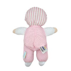 Genius Baby Toys doll in pink and white outfit enhances comforting playtime