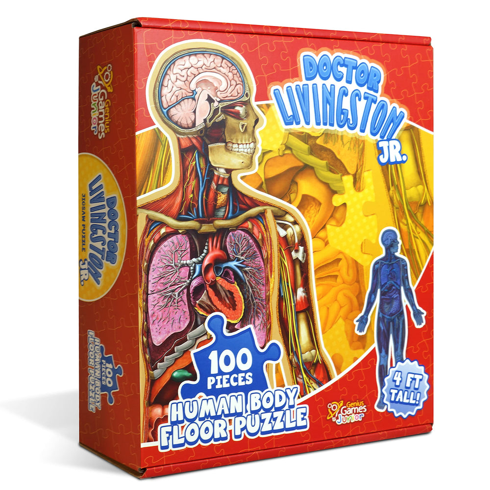 Genius Games Dr Livingston Jr 4 ft puzzle assembly for kids