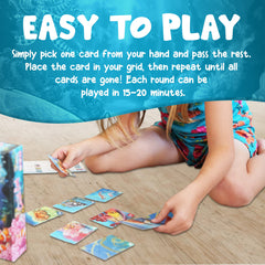 Genius Games Ecosystem Coral Reef bonus points grid to boost scoring strategies.