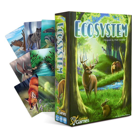 Genius Games Ecosystem forest habitat scene for engaging classroom learning