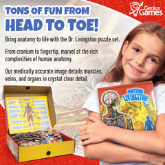 Genius Games floor puzzle for kids promotes hands-on anatomy learning